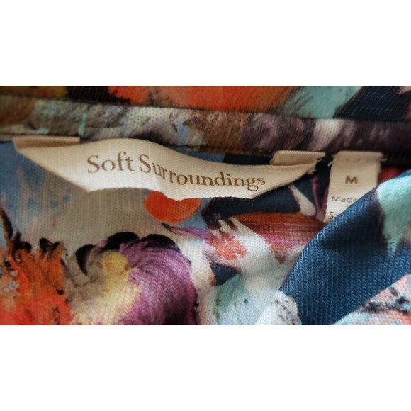 Soft Surroundings Impasto Tunic Top Painters Palette Medium - Picture 8 of 8